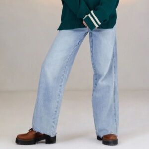 PacSun Light Blue High Waisted Baggy Jeans